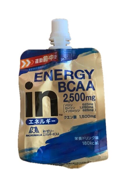 森永製菓 inゼリー エネルギーBCAA 栄養ドリンク味 180kcal × 12個