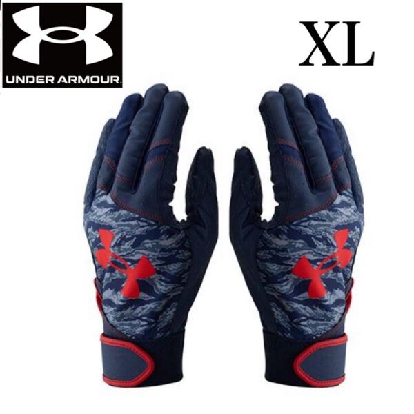 新品未使用 アンダーアーマー UNDER ARMOUR バッティンググローブ バッティング手袋 両手 野球 ソフトボール XL