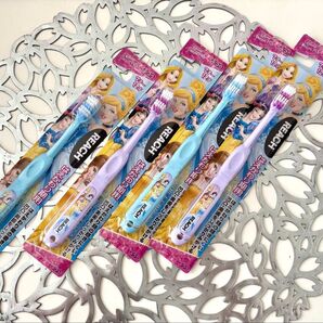 ディズニープリンセス REACH 子供用歯ブラシ 4本セット はえかわり期