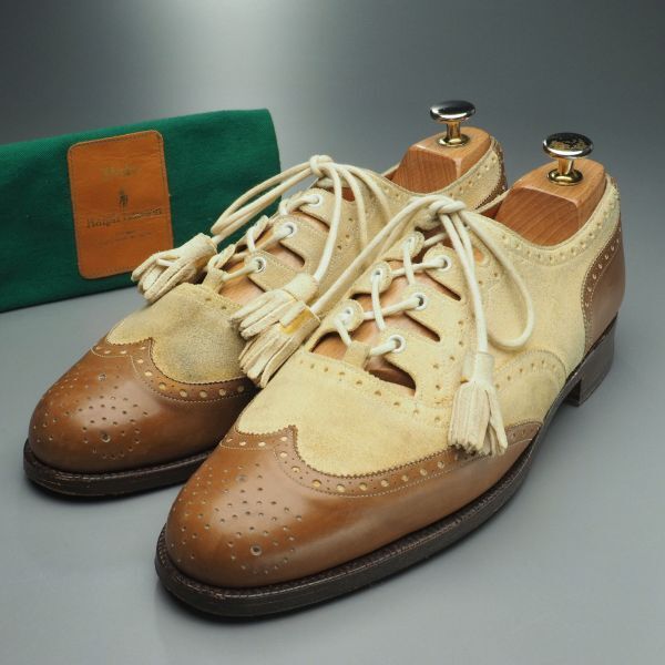 【POLO RALPH LAUREN】美品ラルフ イントレッチオ ウィングチップ Yahoo!オークション -「ラルフローレン ウイングチップ」の落札