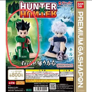 ハンターハンター すわらせ隊リアル ゴン ガチャ フィギュア 2セット