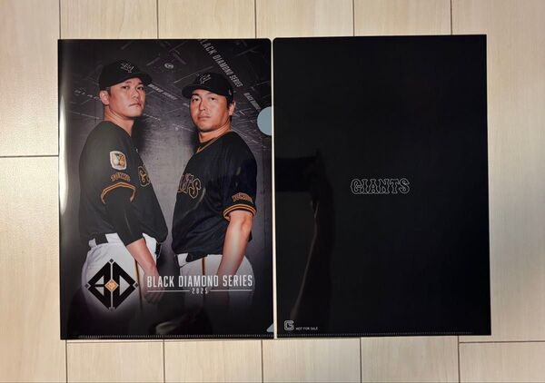 BLACK DIAMOND SERIES 2025限定クリアファイル二枚セット (坂本勇人・長野久義) 5/16 巨人対中日