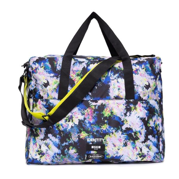激レア新品同様EASTPAC×MSGMトート&ショルダー2wayビックバッグスペシャルコラボ花柄ネオンカラーユニセックス