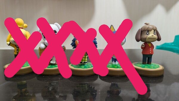 !必ず説明文をお読みください! amiiboフィギュア どうぶつの森セット 任天堂