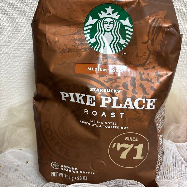 STARBUCKS COFFEEスターバックスコーヒー PIKE PLACE パイクプレイスロースト コーヒー豆 (粉) 793g