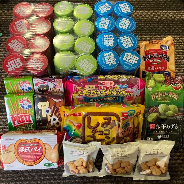 お菓子 まとめ売り チップスター カントリーマアム たべっ子どうぶつ プリッツ トッポ しみチョコ チョコシュー