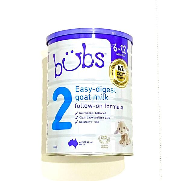 bubs バブズ ヤギミルク ステップ2 粉ミルク 1缶