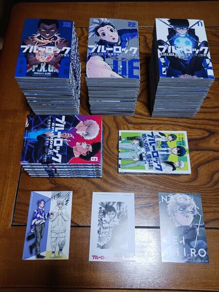 【新品同様】ブルーロック(全巻)+凪(全巻)+オマケ4個「金城宗幸」「ノ村優介」