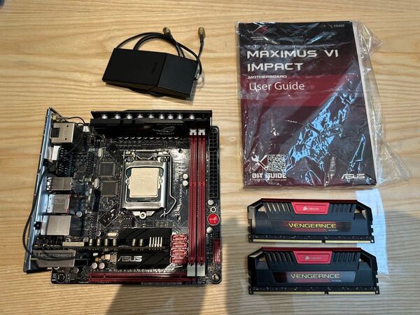 ASUS ROG MAXIMUS VI IMPACT マザーボード CPU(corei7 4790K) メモリ8GB×2枚付き