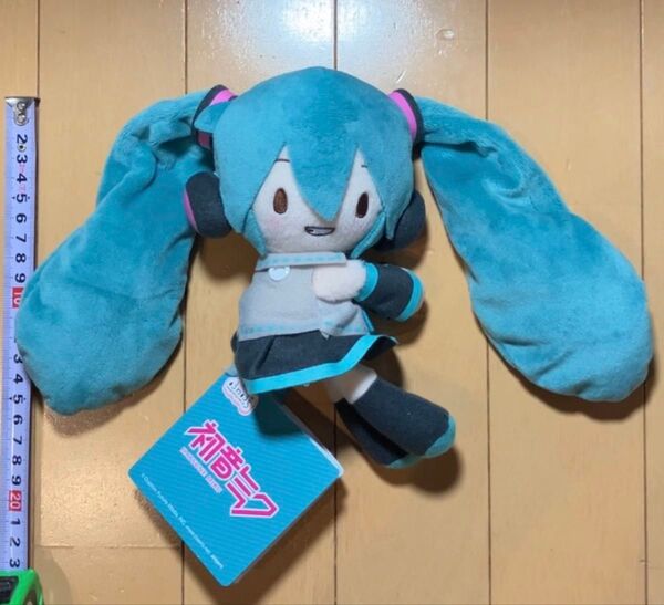 初音ミクシリーズ ふわぷち くっつきぬいぐるみ 初音ミク ニシシver.