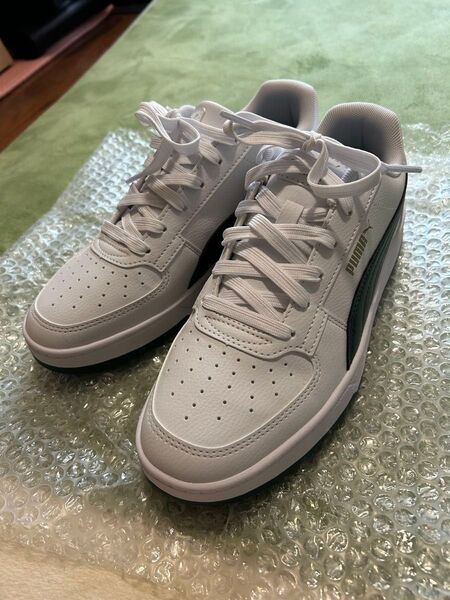 PUMA プーマ スニーカー ケーブン 26.5cm 24年秋冬カラー 2.0 392290 男性靴 メンズファッション 白 緑