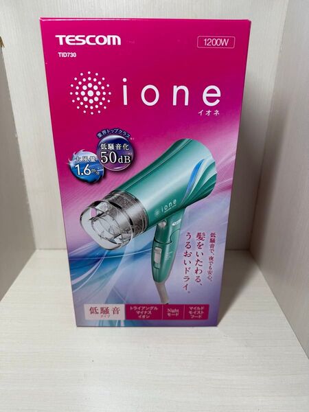 イオネ マイナスイオンヘアードライヤー TID730-G 新品未開封