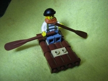 レゴ-LEGO★いかだ★フィグ搭乗可★川くだり★筏★新品★ボート★部品多数★部品取りにも★_画像2