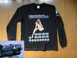 フライトジャケット風 ロングTシャツ Wild Children 　　　　　