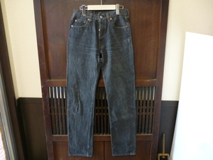 USA古着　80s 90s Levis 501 MADE IN USA 黒　ブラック　グレー　W30 L36 リーバイス アメリカ製　　８ 