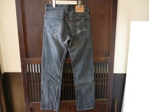 80s 90s Levis 501 MADE IN USA 黒　ブラック　グレー　W31 L32 リーバイス　　９_画像2