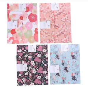 4種類 和紙レターセット 桜 梅 ユニコーン まとめ売り