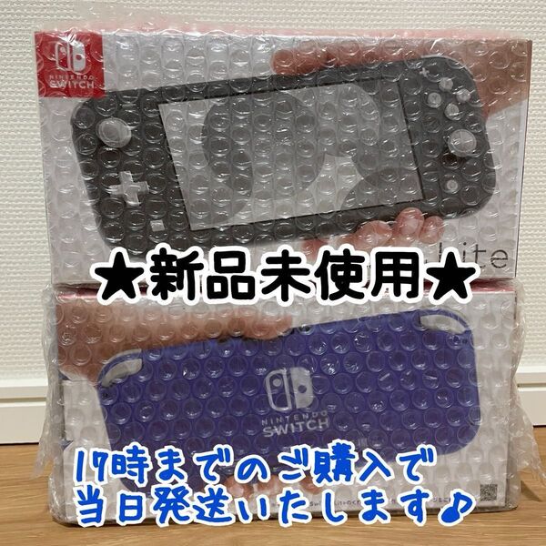 ★新品未使用2台セット★Nintendo Switch Lite ニンテンドー スイッチ ライト 任天堂 グレー ブルー