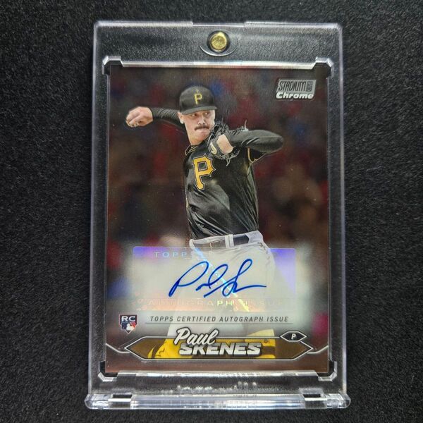 Paul Skenes 2024 Topps Stadium Club Chrome Auto 直筆 サイン ポール・スキーンズ