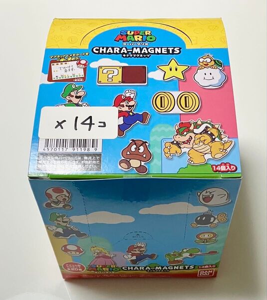 新品未開封 スーパーマリオ キャラマグネッツBOX (14個入) 1弾