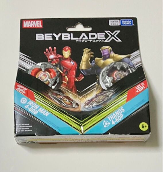ベイブレードX マーベル コラボ アイアンマン 4-80B サノス 4-60P コード無し
