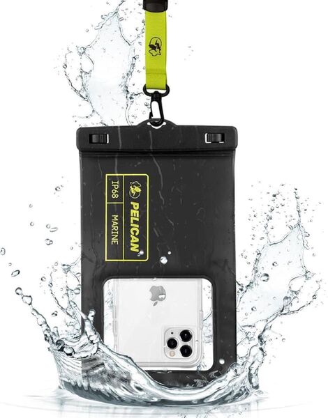 スマホ 防水ポーチ 防水ケース XLサイズ 1個 ブラックグリーン