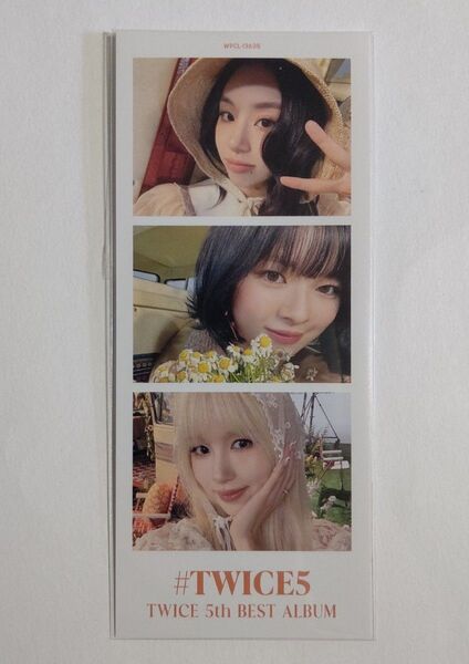 #TWICE5 3カットフォト ミナ チェヨン ジョンヨン 初回限定盤A