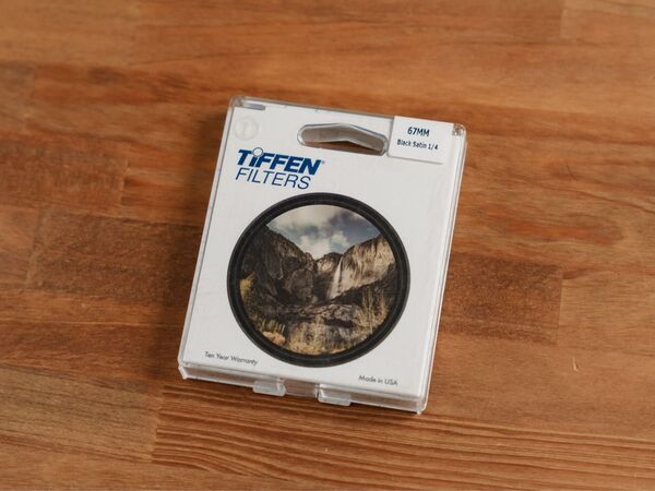 TIFFEN 67mm Black Satin フィルター 1/4