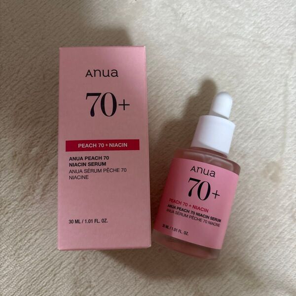 ANUA アヌア 桃70%ナイアシンセラム ナイアシンアミド 美容液 韓国コスメピーチ