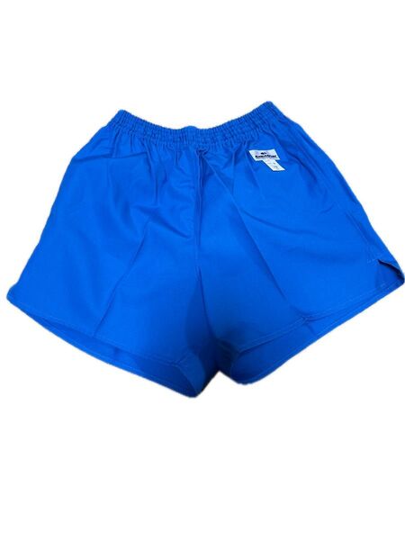 新品 青 短パン ハーパン 体操服 体操着 体育着 Sサイズ スクール 学校 カワニシ kawanishi