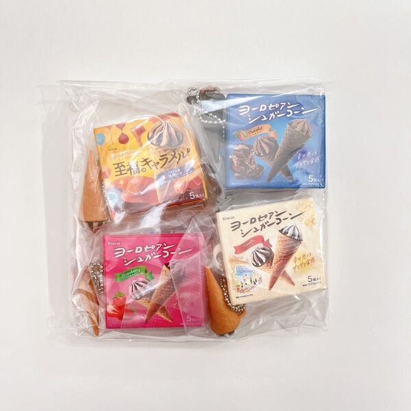 クラシエ ヨーロピアンシュガーコーンミニチュアコレクション 全4種セット ガチャガチャまとめ売り
