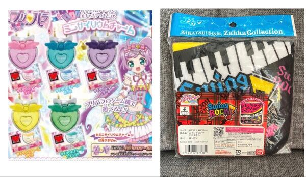 プリパラ ミニサイリウムチャーム クール ガチャ アイカツ スイングロック ミニタオル