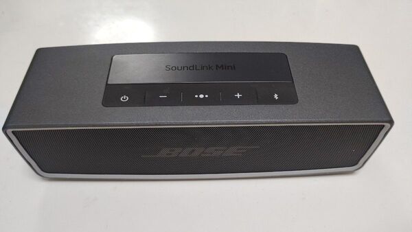 BOSE SoundLink Mini Bluetooth speaker II グレー 日本語音声 充電アダプター・コード付き