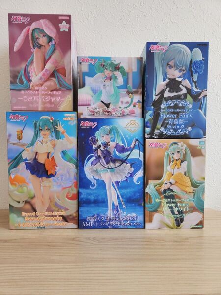 初音ミク プライズ フィギュア まとめ売り 6種セット 新品 未開封 美少女フィギュア ダンボール発送