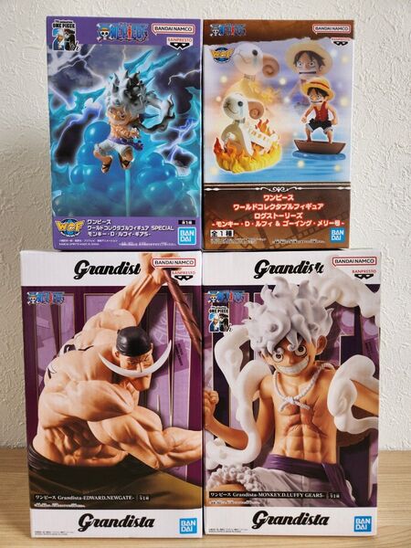 ワンピース プライズフィギュア まとめ売り 4種セット 新品 未開封 ダンボール発送 白ひげ ルフィ ONE PIECE