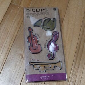 ミドリ D-CLIPS ORCHESTRA デザインジェムクリップ 4個セット