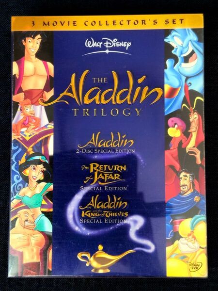 アラジン3部作 完全BOX THE ALADDIN TRILOGY /初回限定生産 / 4枚セット DVD ディズニー
