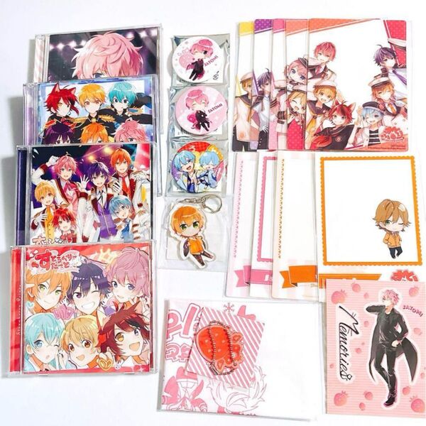 すとぷりグッズ まとめ売り CD 缶バッジ アクリルキーホルダー クリアカード 非売品