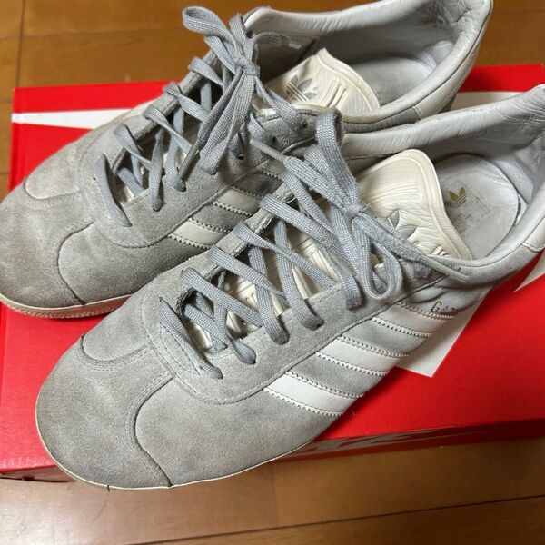 adidas GAZELLE グレー スニーカー 28.0cm