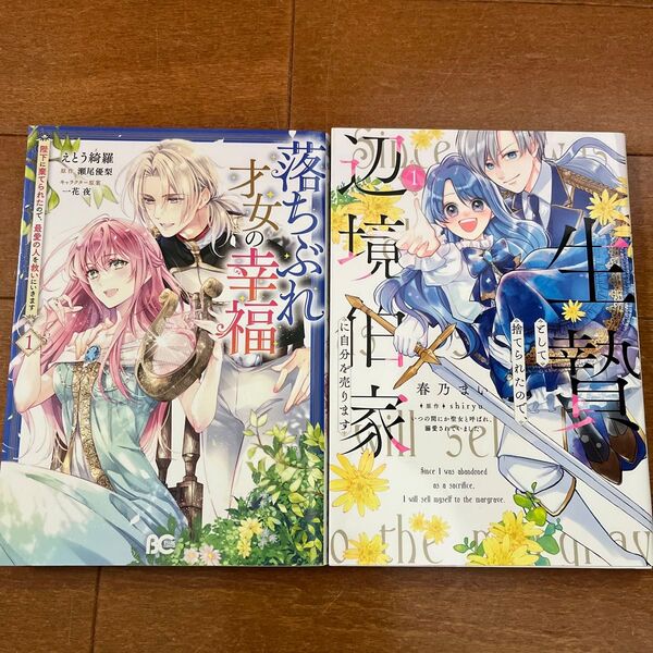 落ちぶれ才女の幸福1 生贄として捨てられたので、辺境伯家に自分を売ります いつの間にか聖女と呼ばれ、溺愛されていました 1