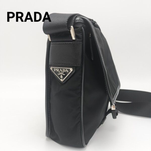 極美品★プラダ ショルダーバッグ ブラック 黒