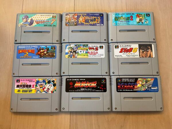(7-15)スーパーファミコン スーファミ SFC 9本セット