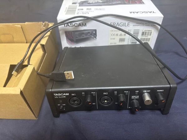 TASCAM(タスカム) US-2X2HR オーディオインターフェース 説明必読