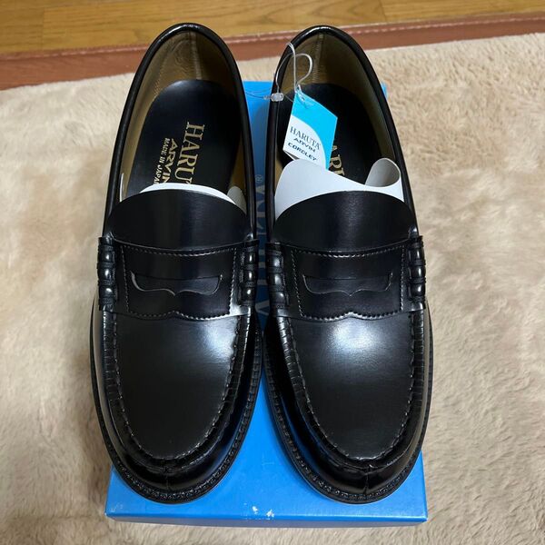 HARUTA ARVIN ローファー 24.5cm ブラック
