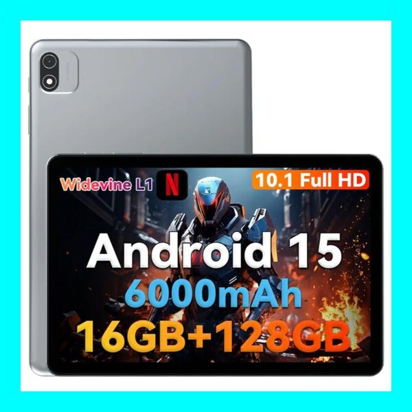 Alphawolf LPad2 Android 15 タブレット 10インチ Wi-Fiモデル Widevine L1対応