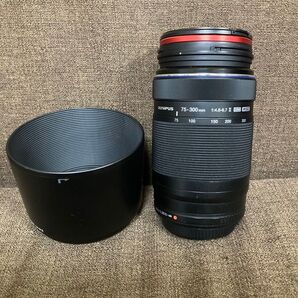 お値下げ可☆フード付き☆OLYMPUS M..ZUIKO 75-300mm 超望遠レンズ オリンパス