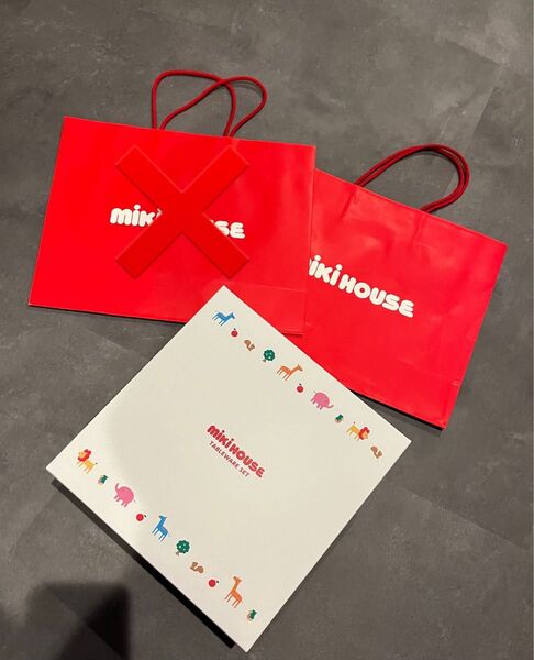 ミキハウス miki HOUSE 空箱 ギフト袋 セット ギフトボックス
