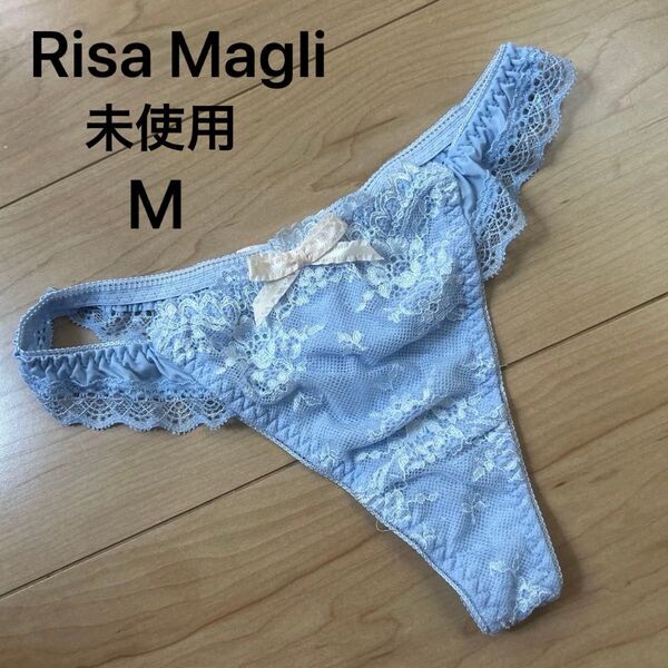 未使用 レディース M リサマリ レース リボン ショーツ 下着 パンツ インナー 肌着 Tバック オシャレ 可愛い デート
