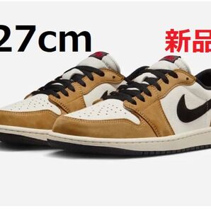 NIKE AIR JORDAN 1 LOW OG "Rookie of the Year/Sail and Gold" 27cm