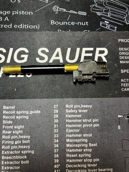 東京マルイ マルイ グロック18C GBB用インナーバレル チャンバーセット 中古純正パーツ/G18C G17